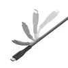 ENERGEA Flow USB-C na Lightning kábel 1,5 m čierny 60W 3A PD rýchle nabíjanie MFi certifikované
