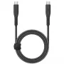 ENERGEA Flow USB-C na USB-C kábel 1,5 m čierny 240W 5A PD rýchle nabíjanie