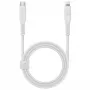 ENERGEA Flow USB-C na Lightning kábel 1,5 m biely 60W 3A PD rýchle nabíjanie MFi
