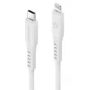 ENERGEA Flow USB-C na Lightning kábel 1,5 m biely 60W 3A PD rýchle nabíjanie MFi