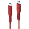 ENERGEA Flow USB-C na USB-C kábel 1,5 m červený 240W 5A PD rýchle nabíjanie
