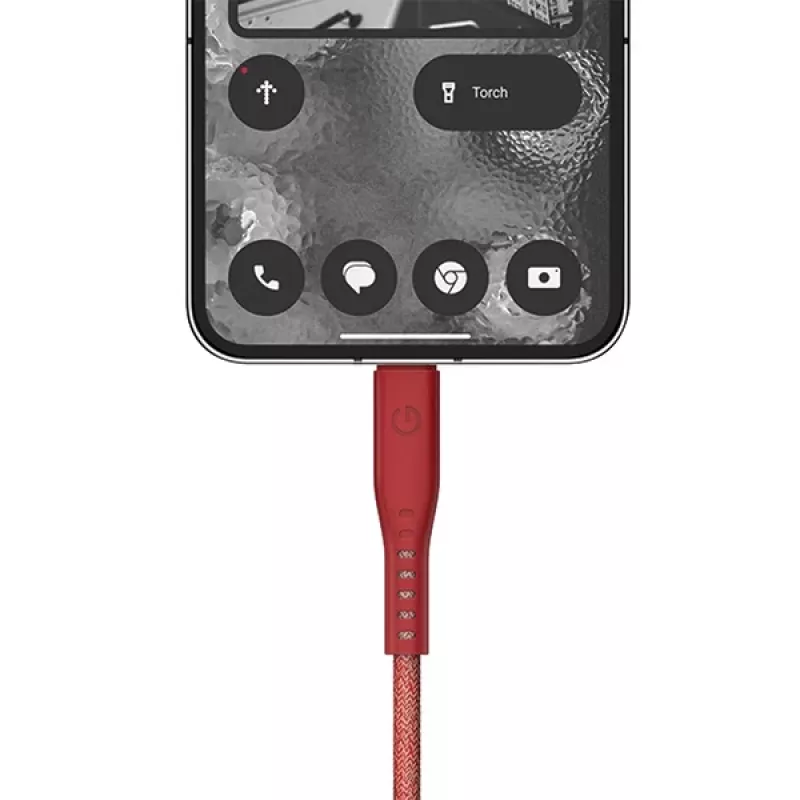 ENERGEA Flow USB-C na USB-C kábel 1,5 m červený 240W 5A PD rýchle nabíjanie