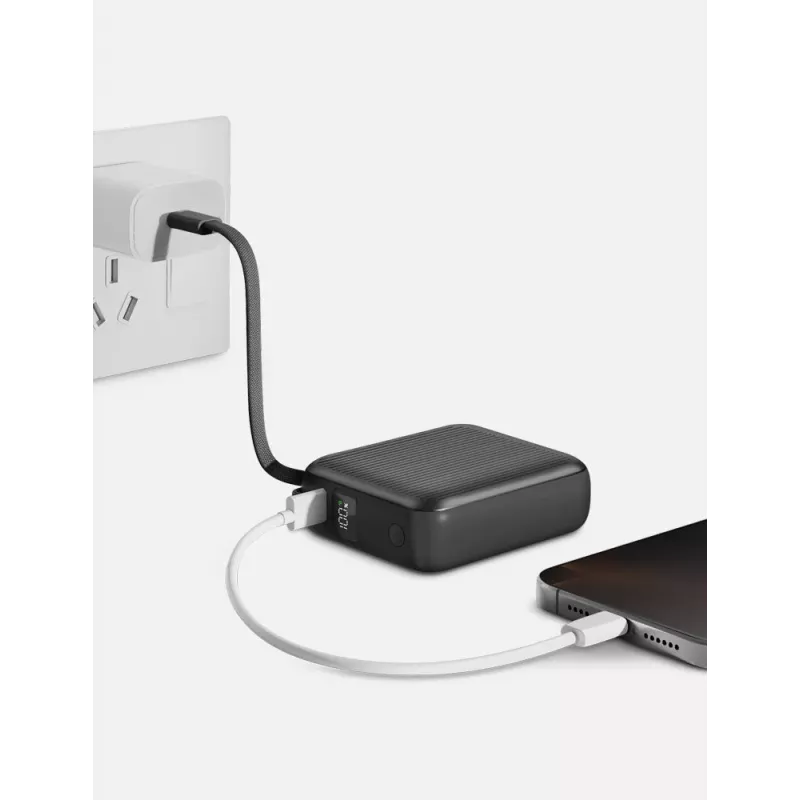 Energea Integra Mini 10000mAh power banka USB-C PD 35W sivá