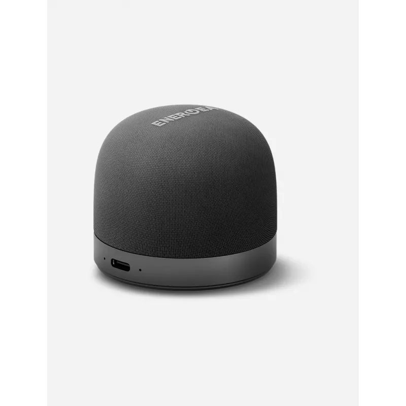 ENERGEA MagAudio Go Plus Qi MagSafe prenosný Bluetooth reproduktor s popruhom, grafitová