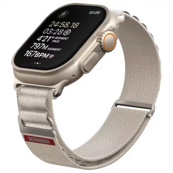 Skinarma Kobu Apple Watch remienok 49/46/45/44mm Ivory