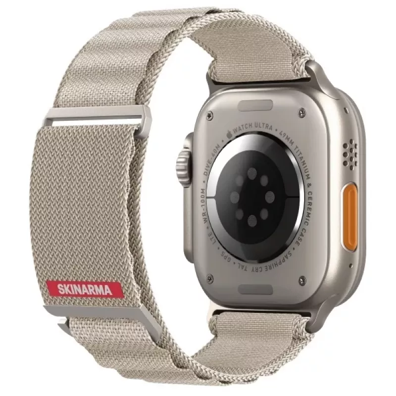 Skinarma Kobu Apple Watch remienok 49/46/45/44mm Ivory
