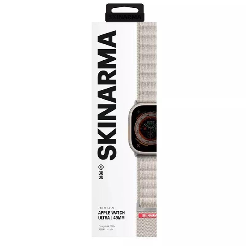 Skinarma Kobu Apple Watch remienok 49/46/45/44mm Ivory