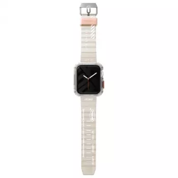 SKINARMA Shokku Apple Watch 45/44/42mm béžový silikónový remienok