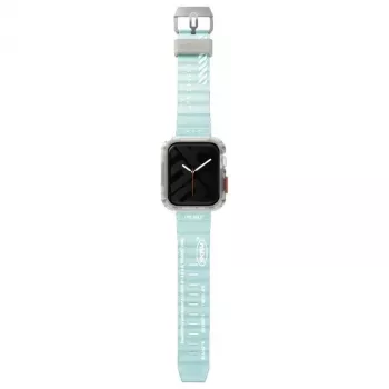 Skinarma Shokku remienok na Apple Watch 45/44/42mm modrý