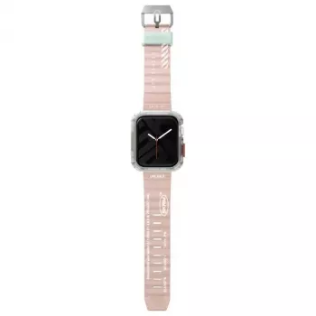 Skinarma Shokku remienok na Apple Watch 45/44/42mm svetloružový