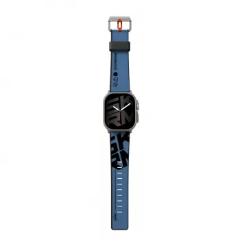 SKINARMA Spunk remienok na Apple Watch modrý