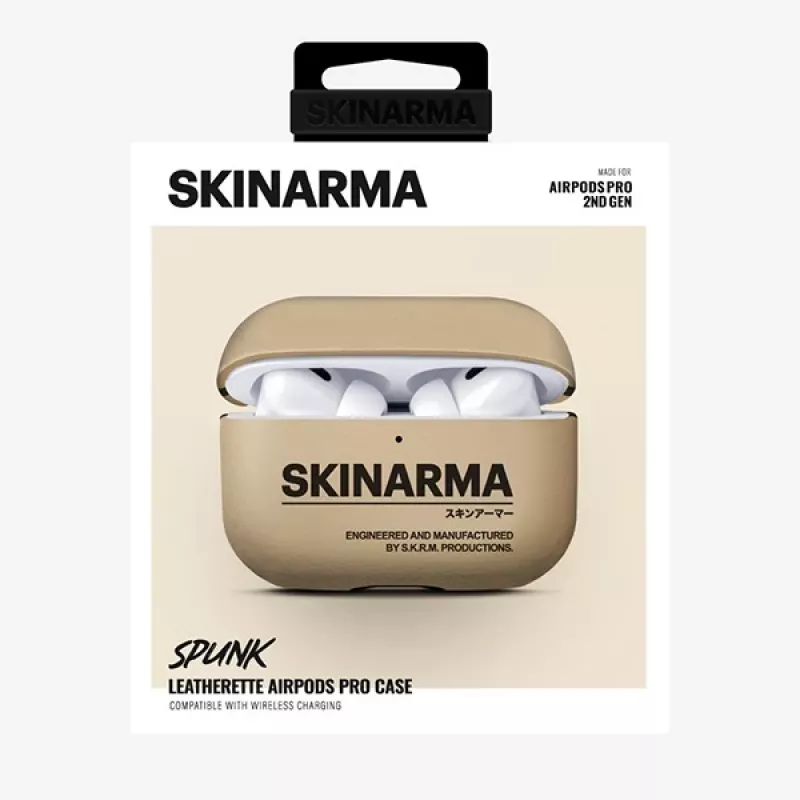 SKINARMA Spunk ochranné puzdro pre AirPods Pro 2. generácie - slonovina