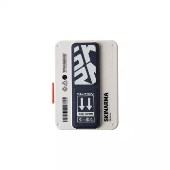 Skinarma Mirage Spunk peňaženka Magnetic Grip Stand Ivory