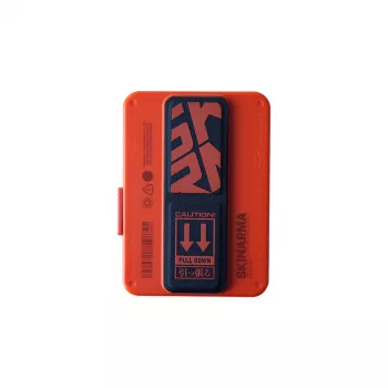 SKINARMA Mirage Spunk peňaženka Magnetic Grip Stand oranžová