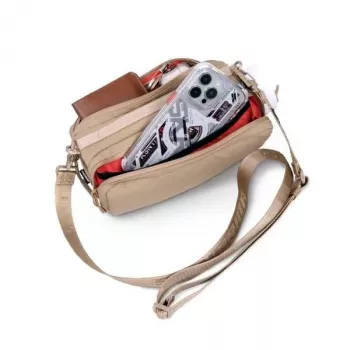 SKINARMA Juno Khaki sling taška na telefón - prémiový nylonový crossbody organizér