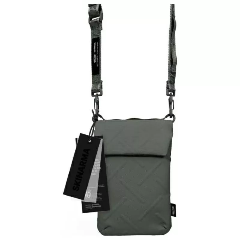 Skinarma Juno crossbody puzdro na telefón olivovo zelené