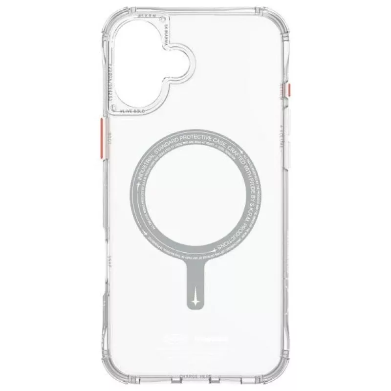 SKINARMA Saido puzdro s magnetickým nabíjaním pre iPhone 16 6,1 palca priehľadné