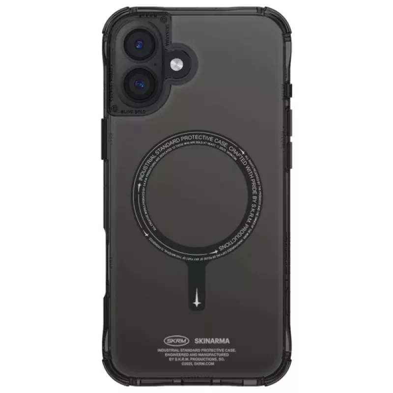 SKINARMA Saido puzdro pre Apple iPhone 16 6,1 palca magnetické nabíjanie čierne