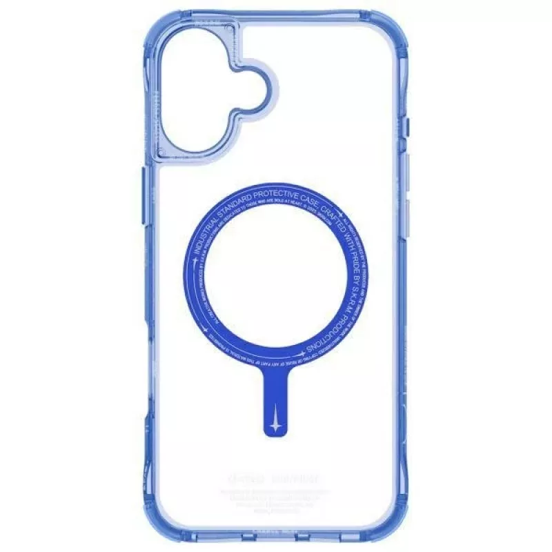 SKINARMA Saido puzdro pre Apple iPhone 16 6,1 palca magnetické nabíjanie modré