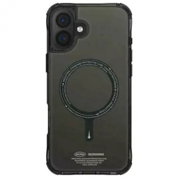 SKINARMA Saido magnetické puzdro pre Apple iPhone 16 Plus 6,7 palca čierne