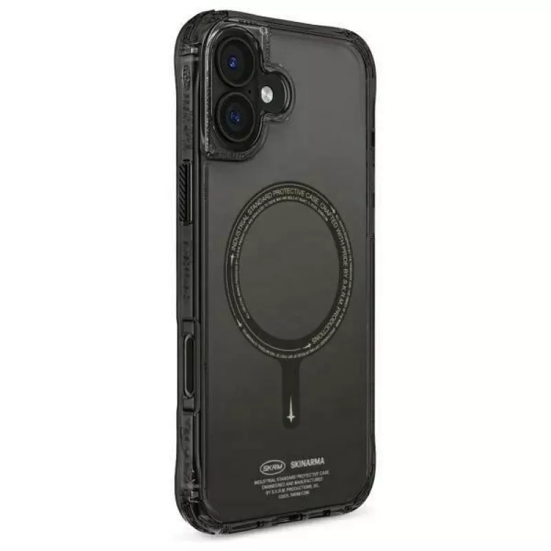 SKINARMA Saido magnetické puzdro pre Apple iPhone 16 Plus 6,7 palca čierne