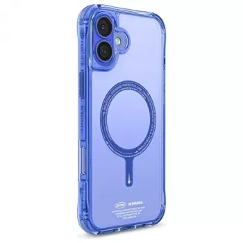 SKINARMA Saido puzdro pre iPhone 16 Plus 6,7 palca, magnetické nabíjanie, modré