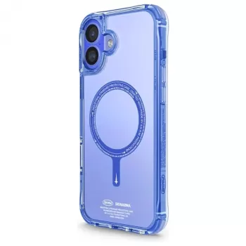 SKINARMA Saido puzdro pre iPhone 16 Plus 6,7 palca, magnetické nabíjanie, modré