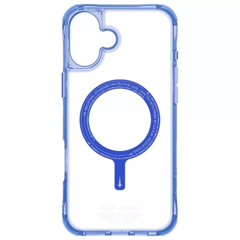 SKINARMA Saido puzdro pre iPhone 16 Plus 6,7 palca, magnetické nabíjanie, modré