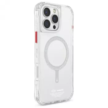 SKINARMA Saido puzdro pre iPhone 16 Pro 6,3 palca magnetické nabíjanie priehľadné