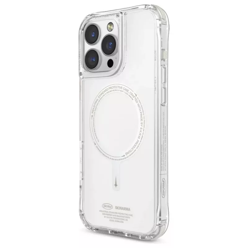 Skinarma Saido iPhone 16 Pro 6,3 palca puzdro s magnetickým nabíjaním zelené (Niteglow)