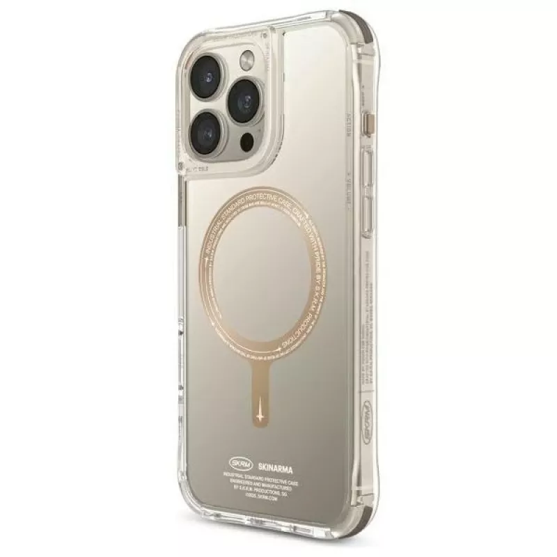 SKINARMA Saido iPhone 16 Pro 6,3 palca puzdro s magnetickým nabíjaním šampanské