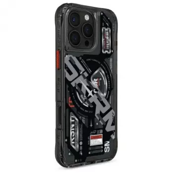 Skinarma Ekho puzdro pre iPhone 16 Pro 6,3 palca magnetické nabíjanie čierne