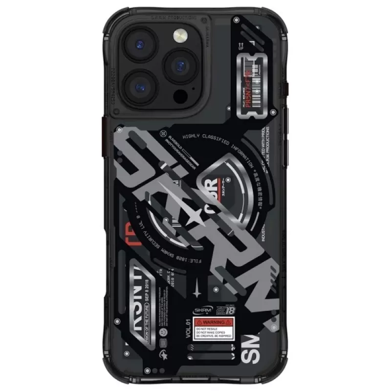 Skinarma Ekho puzdro pre iPhone 16 Pro 6,3 palca magnetické nabíjanie čierne