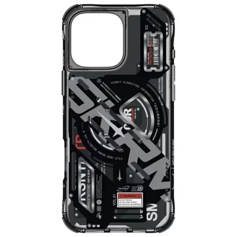 Skinarma Ekho puzdro pre iPhone 16 Pro 6,3 palca magnetické nabíjanie čierne