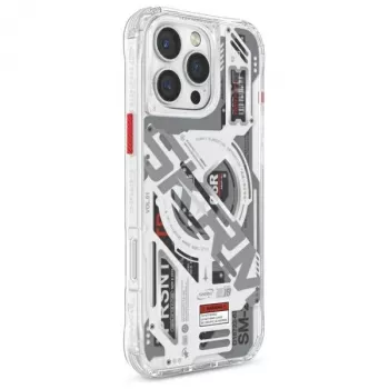 SKINARMA Ekho puzdro s magnetickým nabíjaním pre Apple iPhone 16 Pro Max 6,9 palca priehľadné/transparentné