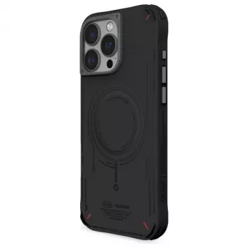 Skinarma Mecha puzdro pre iPhone 16 Pro 6,3 palca, magnetické nabíjanie, čierne
