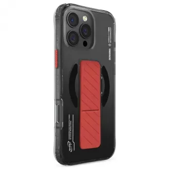 Skinarma Axon puzdro pre iPhone 16 Pro Max 6,9 palca, magnetické nabíjanie + stojan s držiakom, čierne