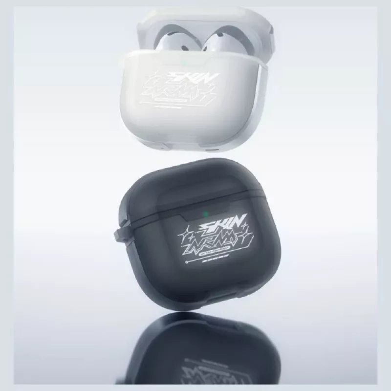 Skinarma Kinzoku puzdro pre AirPods 4, Frost
