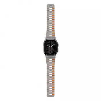 Skinarma Gemini remienok pre Apple Watch 49/46/45/44 mm sivý