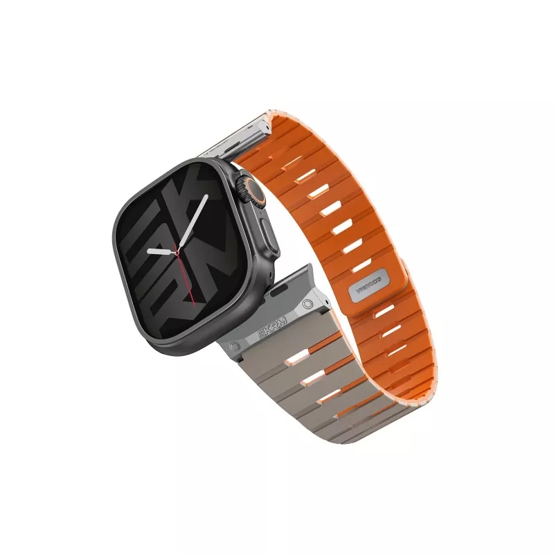 Skinarma Gemini remienok pre Apple Watch 49/46/45/44 mm sivý