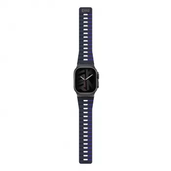 Skinarma Gemini remienok na Apple Watch 49/46/45/44 mm tmavomodrý