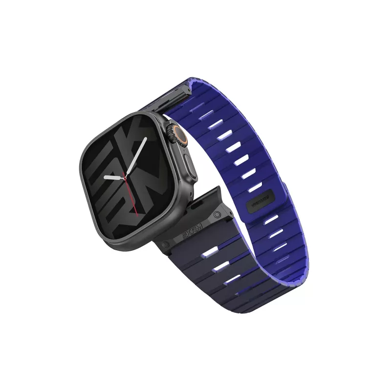 Skinarma Gemini remienok na Apple Watch 49/46/45/44 mm tmavomodrý