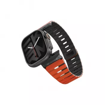 Skinarma Gemini remienok pre Apple Watch 49/46/45/44 mm oranžový
