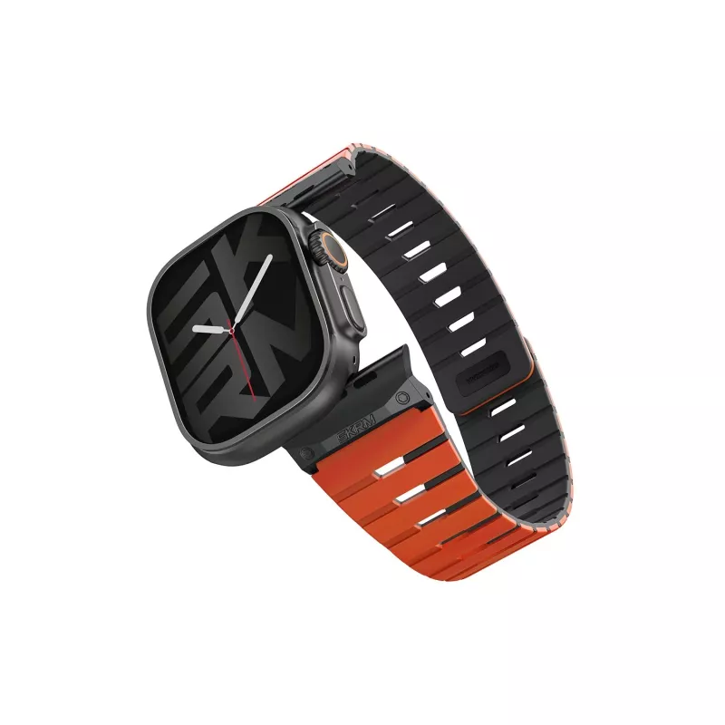 Skinarma Gemini remienok pre Apple Watch 49/46/45/44 mm oranžový