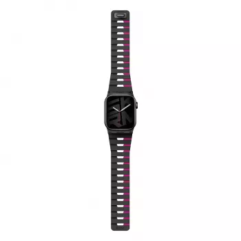 Skinarma Gemini remienok pre Apple Watch 42/41/40 mm Midnight