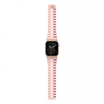 Skinarma Gemini remienok pre Apple Watch 42/41/40 mm ružový