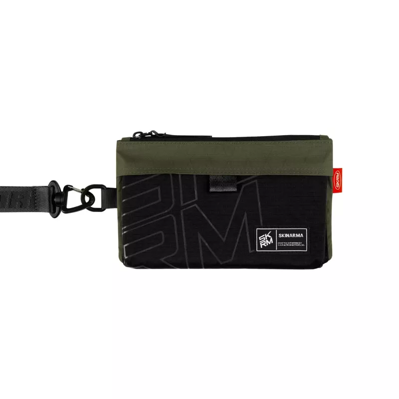 Skinarma Jager crossbody puzdro na telefón olivovozelené