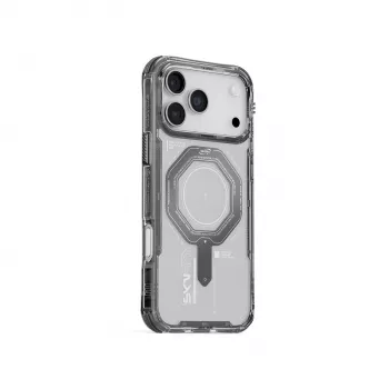Skinarma Magma puzdro pre iPhone 17 Pro magnetické nabíjanie Graphite