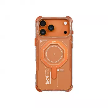 Skinarma Magma magnetické puzdro pre Apple iPhone 17 Pro - oranžové