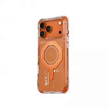 Skinarma Magma magnetické puzdro pre Apple iPhone 17 Pro - oranžové